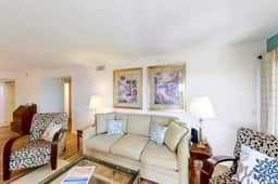 Coastal condo with beach and pool access balcony WD central air and water views
