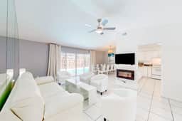 Coastal home with pool lanai patio and fireplace - Image 2