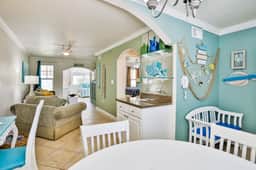 1st floor condo with private dock easy beach access heated pool and patio