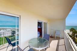 Gulf front getaway with sunset view balcony beachfront pool and easy beach access