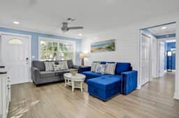Stunning centrally located home with enclosed yard patio grill WD and AC
