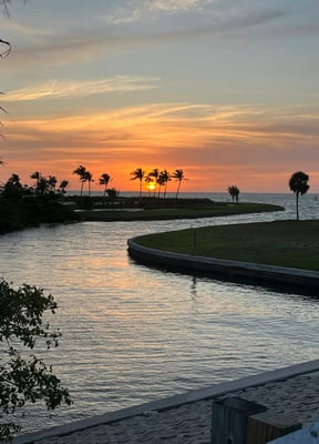 Florida sunrise waterfront
