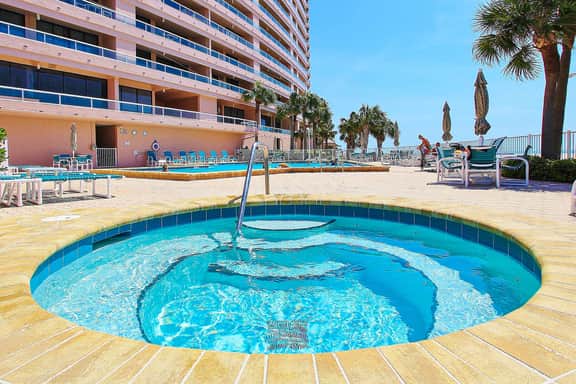 12th floor beachfront condo with balcony heated pool gym pool spa and tennis