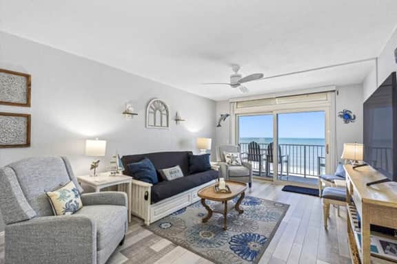 Modern and Gulf front direct beach access pool snowbird friendly