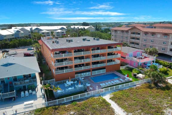 Oceanfront condo with WiFi pool and views walk to dining and attractions