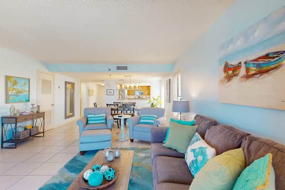 Beachfront condo with Gulf views pool sauna and direct beach access