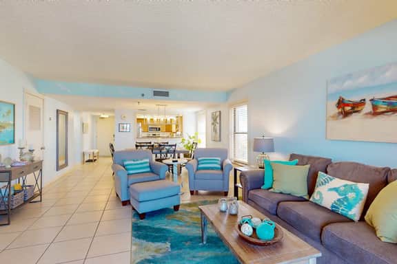 Beachfront condo with Gulf views pool sauna and direct beach access