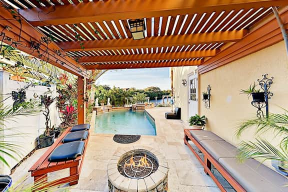 Waterfront Wonder Private Pool Spa and Outdoor Kitchen Game Room and Dock - Image 2