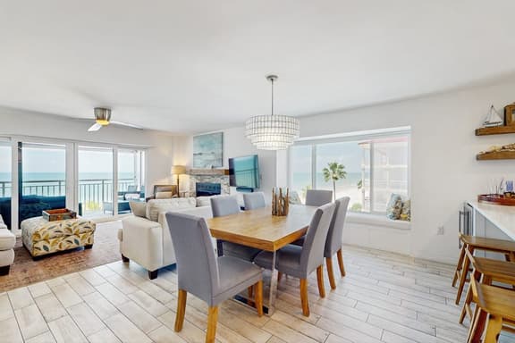 5th floor beachfront condo w private balcony WD on site outdoor pool and AC - Image 1