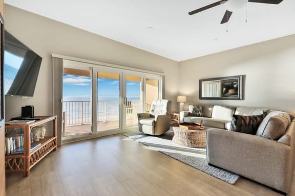 Beachfront condo with pool hot tub and Gulf views from the balcony - Image 1