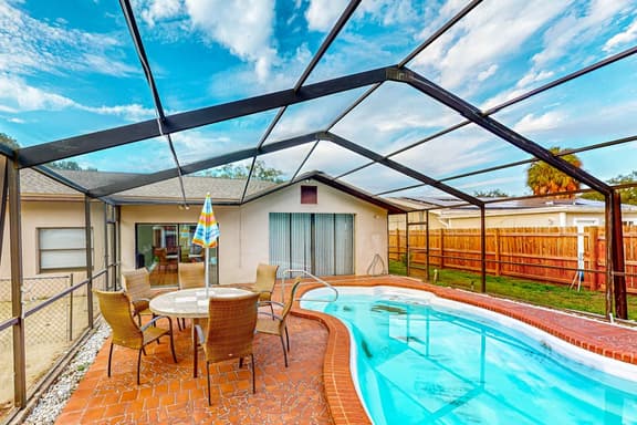 Conveniently located home with private pool patio foosball and private WD - Image 1