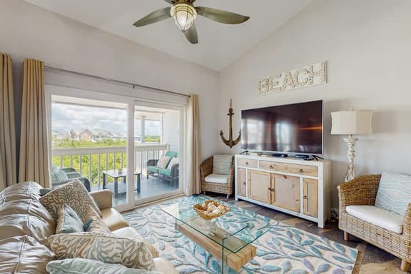 Tropical gem with pool steps to beach water view balcony private WD and AC - Image 1