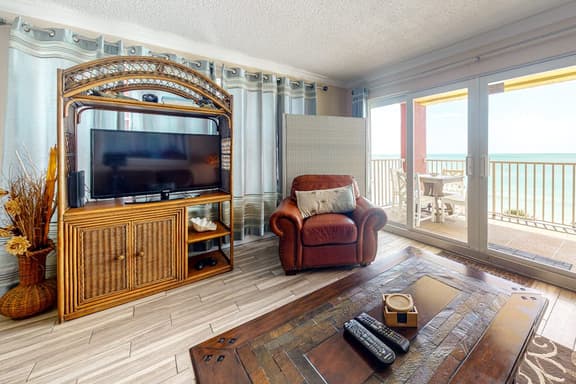 Beachfront condo with heated pool hot tub balcony and grill - Image 1